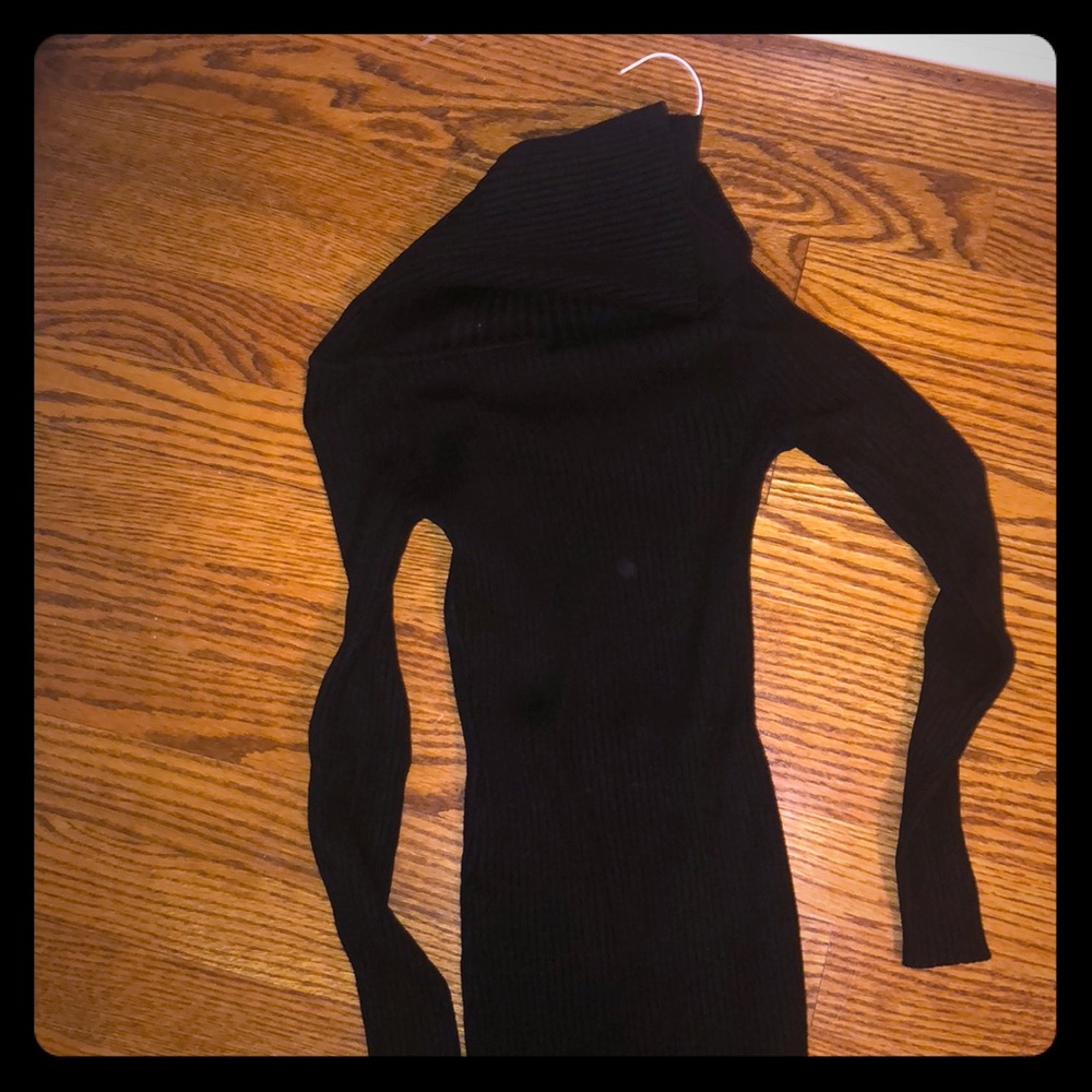 Fitted black LF off the shoulder dress